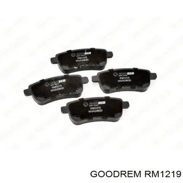 RM1219 Goodrem pastillas de freno traseras