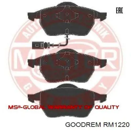 RM1220 Goodrem pastillas de freno delanteras