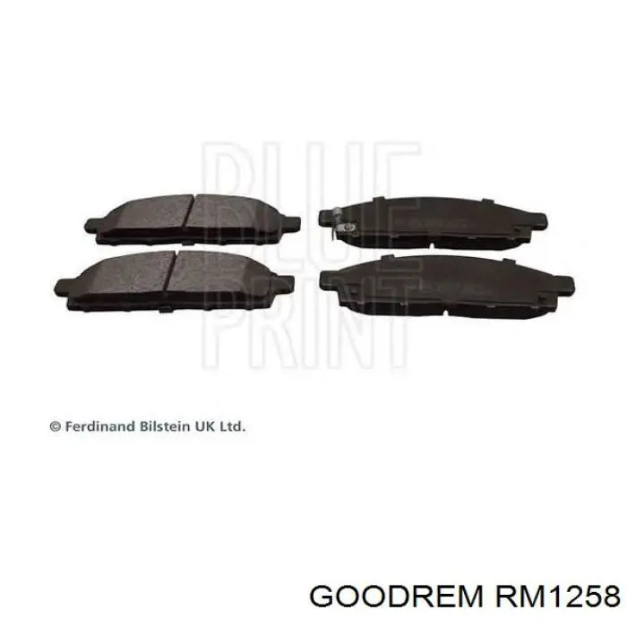RM1258 Goodrem pastillas de freno delanteras