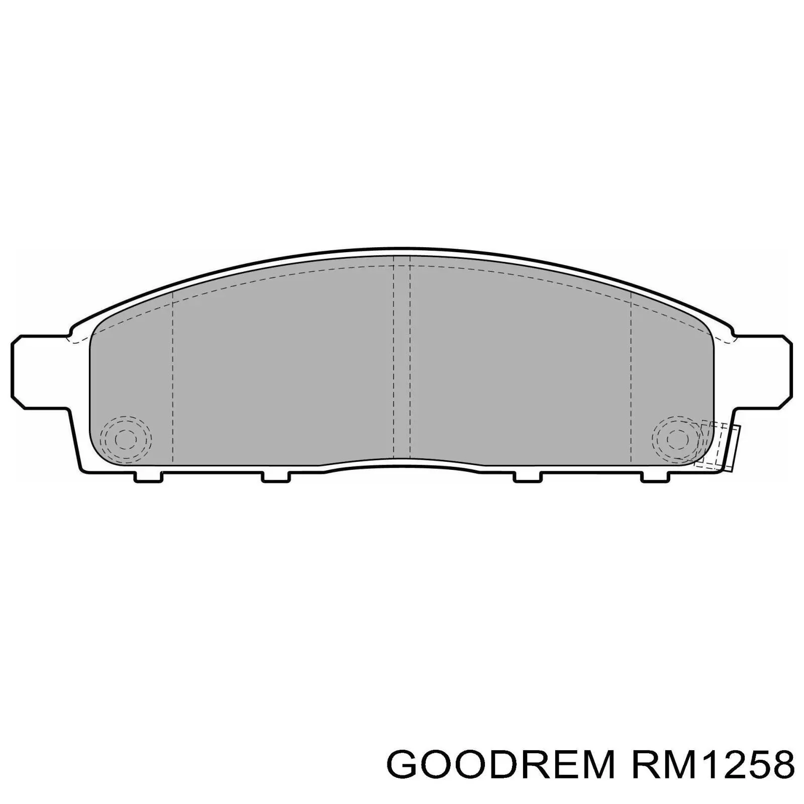 RM1258 Goodrem Pastillas delanteras