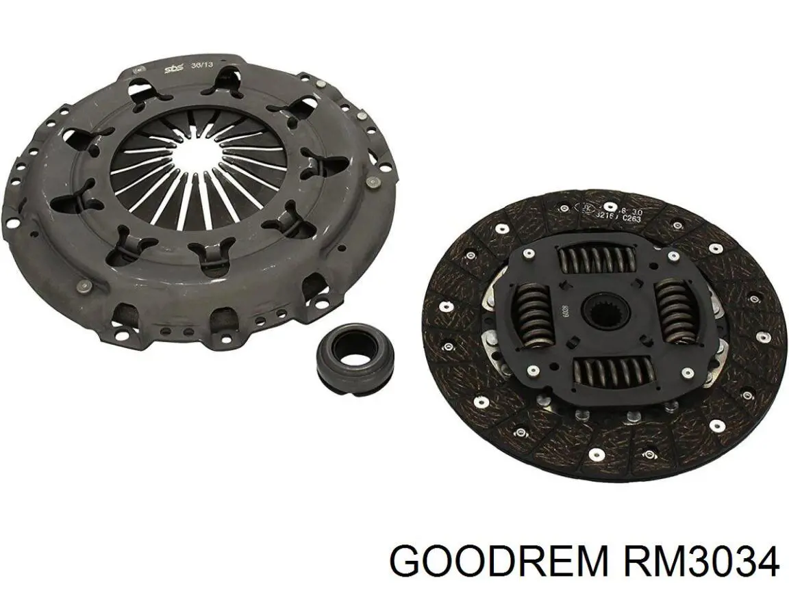 RM3034 Goodrem disco de freno trasero