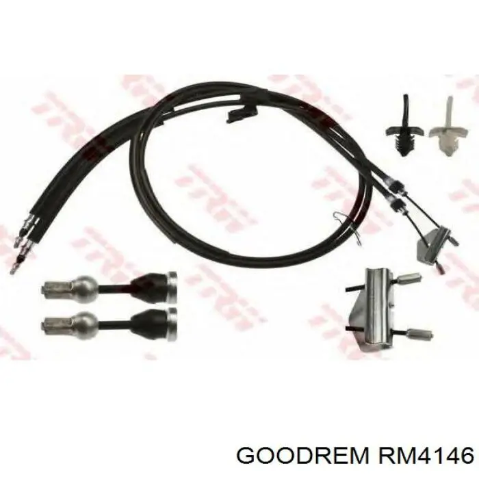 RM4146 Goodrem cable de freno de mano trasero derecho/izquierdo