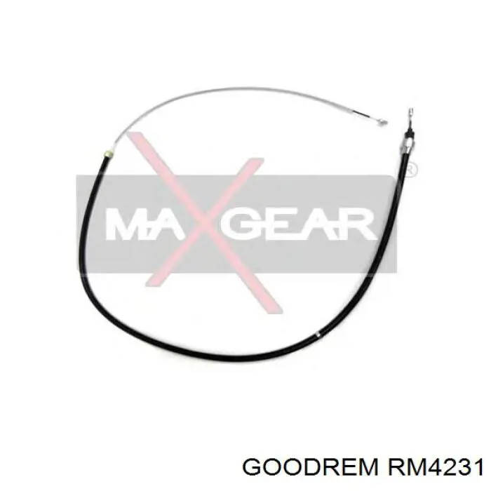RM4231 Goodrem Cable de freno de mano trasero derecho/izquierdo