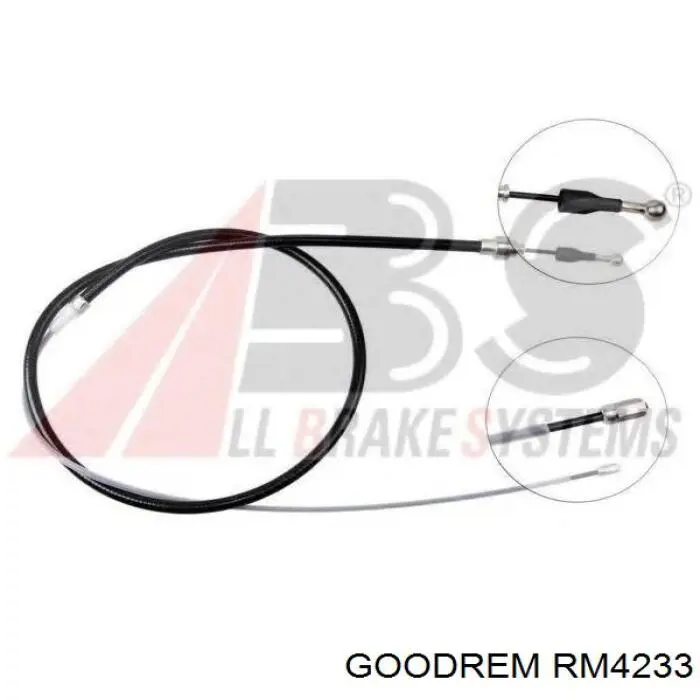 Cable de freno de mano trasero derecho/izquierdo RM4233 Goodrem