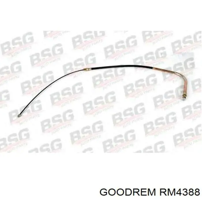 RM4388 Goodrem cable de freno de mano delantero