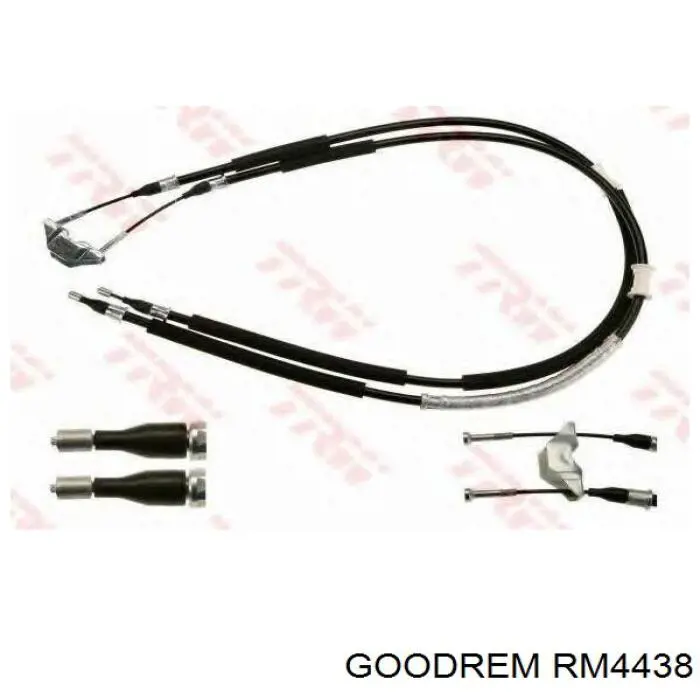 RM4438 Goodrem cable de freno de mano trasero derecho/izquierdo