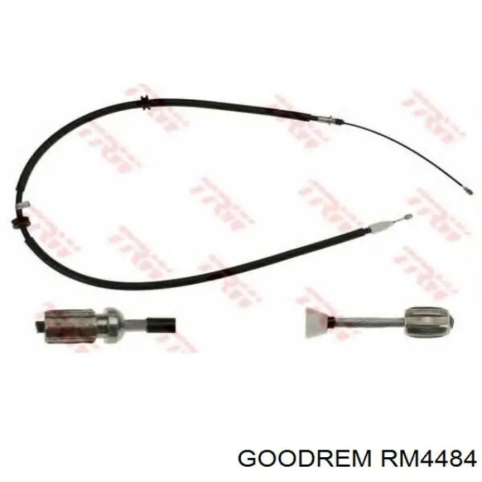 RM4484 Goodrem cable de freno de mano trasero derecho