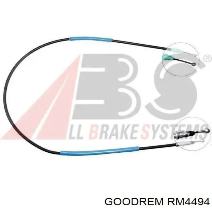 RM4494 Goodrem Cable de freno de mano trasero izquierdo