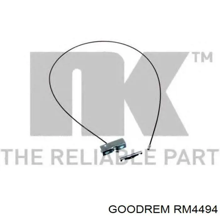 Cable de freno de mano trasero izquierdo RM4494 Goodrem
