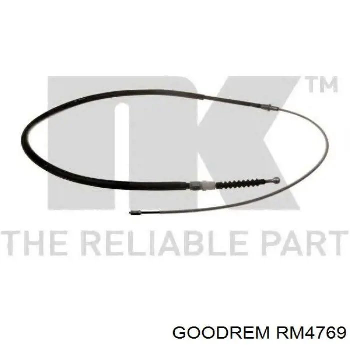 RM4769 Goodrem cable de freno de mano trasero derecho/izquierdo