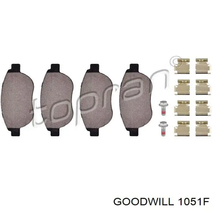 Pastillas de freno delanteras Citroen C3 1 FC