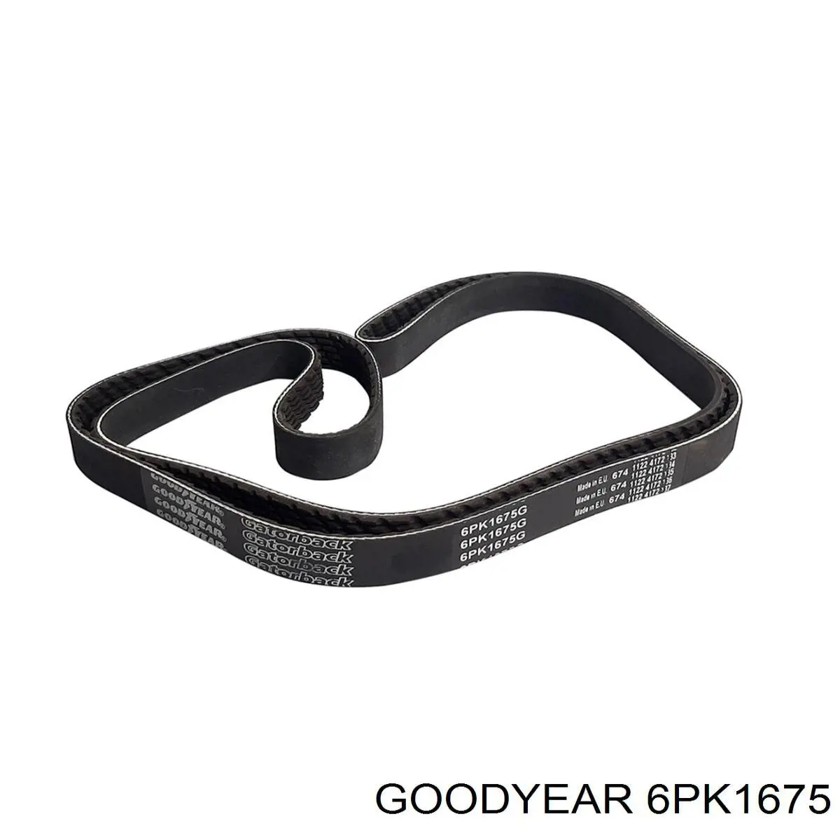 6PK1675 Goodyear correa trapezoidal