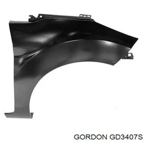GD3407S Gordon paragolpes delantero