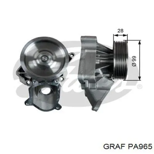 Bomba de agua BMW 3 E90