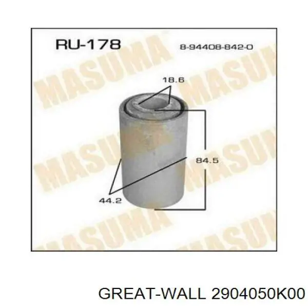 Silentblock del brazo de suspensión 2904050K00 Great Wall