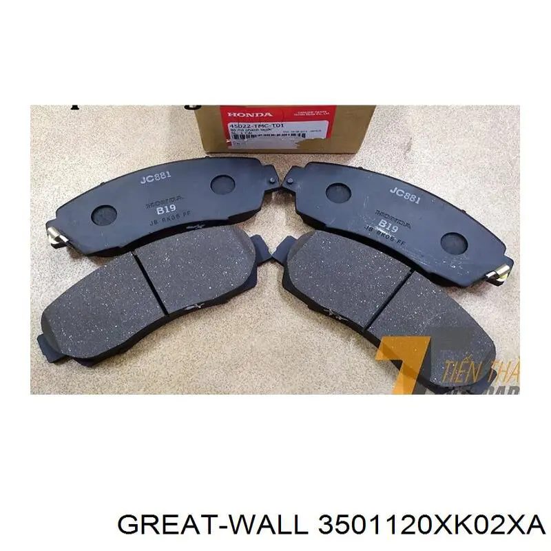 Pastillas freno delanteras Honda 45022TJBA02 precio, desde 36,26 EUR