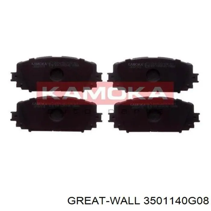 3501140G08 Great Wall Pastillas delanteras