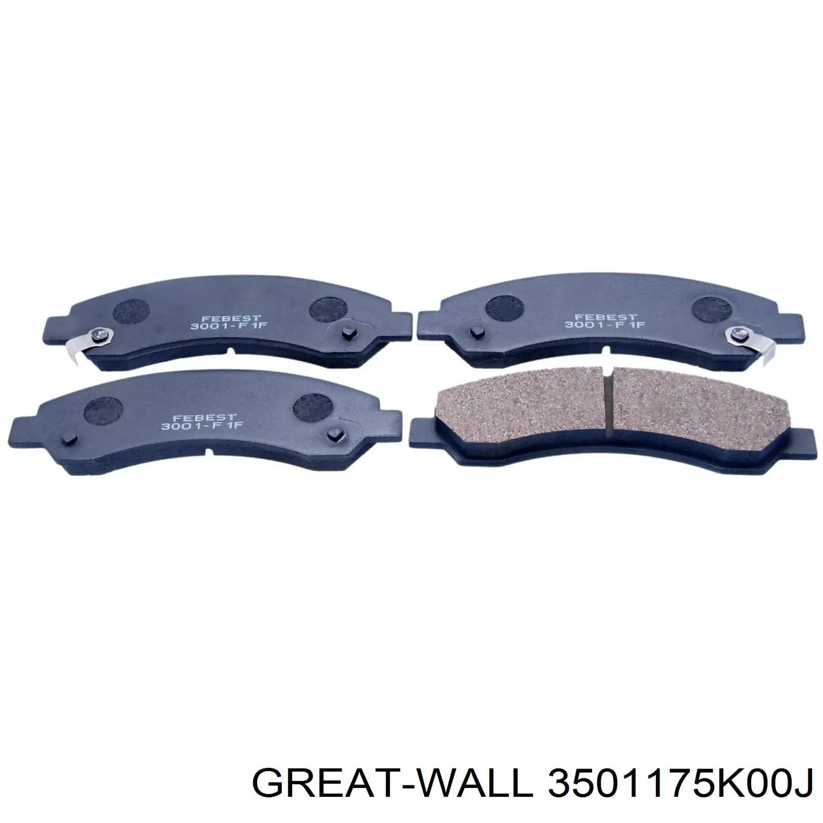 3501175K00J Great Wall Pastillas delanteras