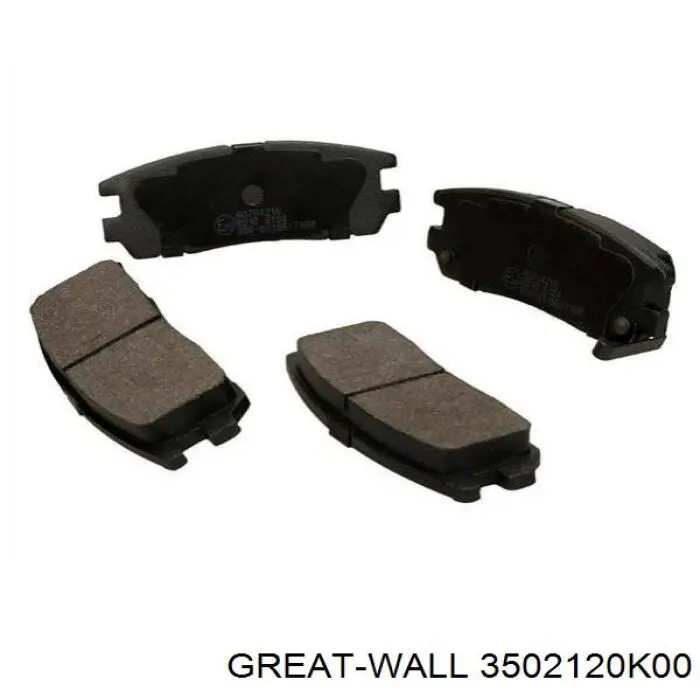 Comprar 3502120K00 Great Wall Pastillas de freno traseras