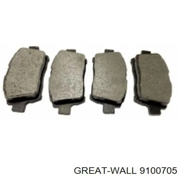 9100705 Great Wall Pastillas delanteras