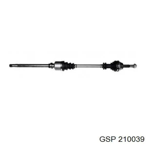 Semieje delantero izquierdo GSP 210039 precio, desde 72,58 EUR