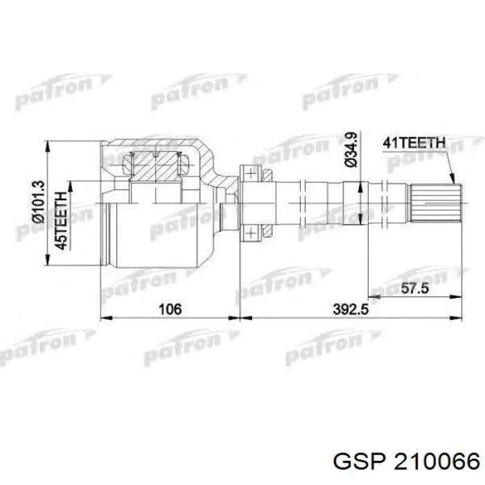 Comprar 3273Q7 Peugeot/Citroen Semieje delantero derecho