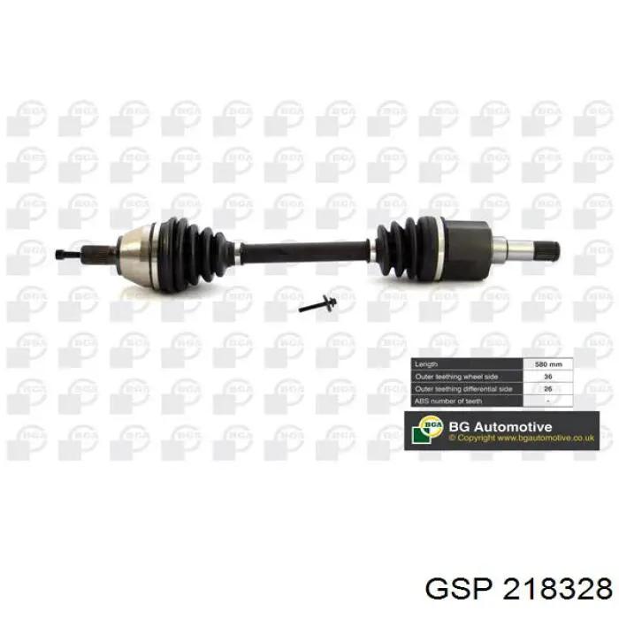 Semieje delantero izquierdo Volvo 36001356 precio, desde 91,48 EUR