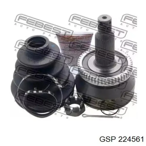 Semieje delantero derecho GSP 224561 precio, desde 91,48 EUR