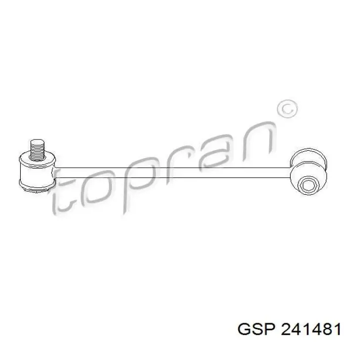 Semieje delantero izquierdo GSP 241481 precio, desde 145,20 EUR