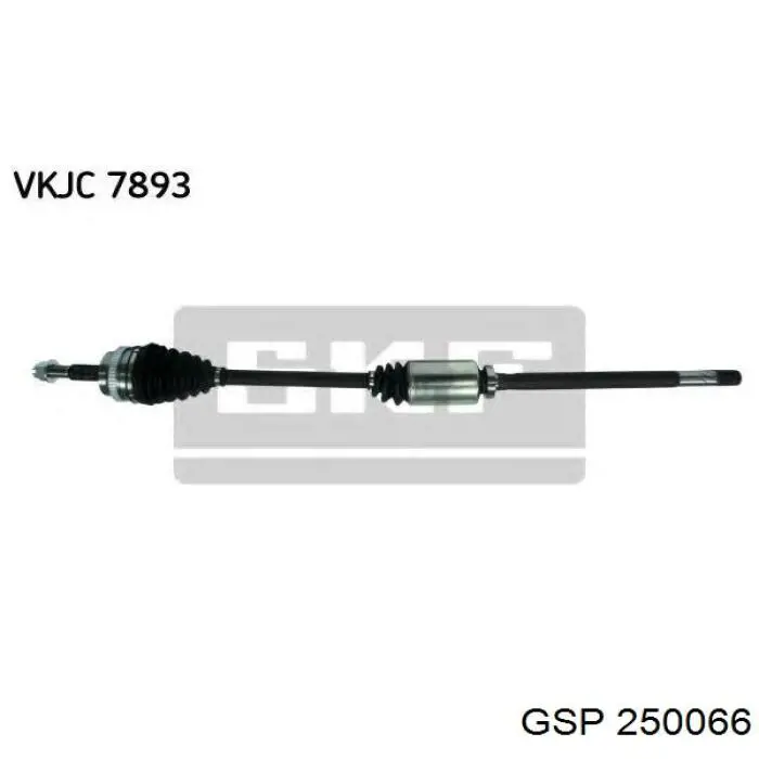 Semieje delantero derecho GSP 250066 precio, desde 97,01 EUR