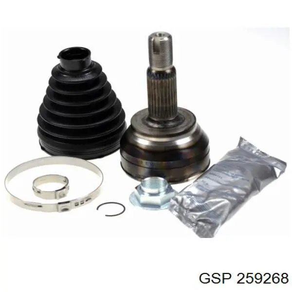 Semieje delantero izquierdo GSP 259268 precio, desde 58,08 EUR