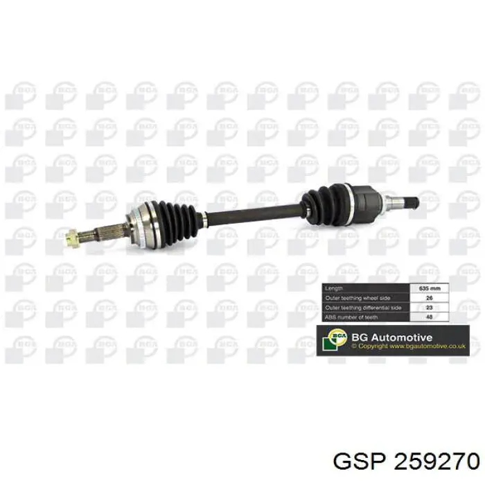 Semieje delantero izquierdo Toyota 4342002270 precio, desde 90,41 EUR