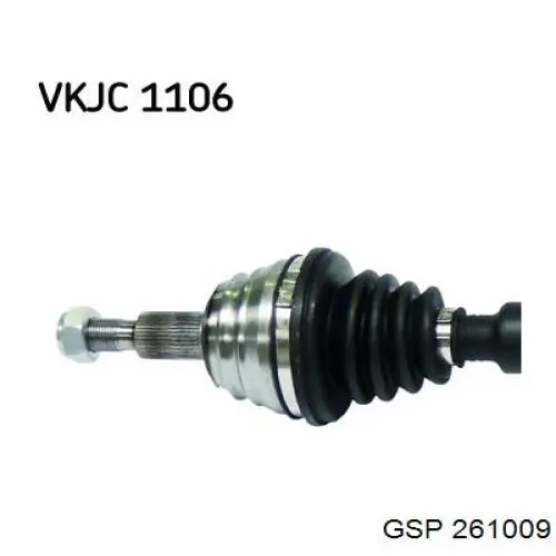 Semieje delantero derecho VAG JZW407450DX precio, desde 75,50 EUR