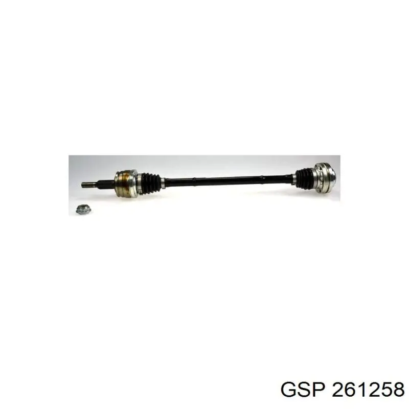 Semieje trasero derecho GSP 261258 precio, desde 117,78 EUR