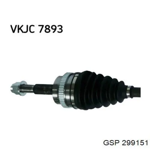 Comprar 299151 GSP Semieje delantero derecho