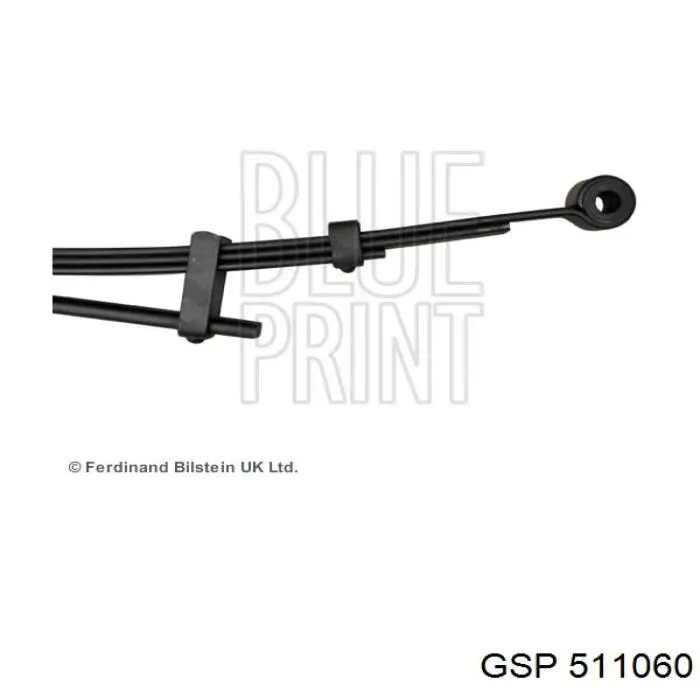 Silentblock delantero de ballesta trasera GSP 511060