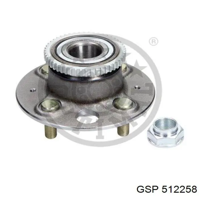 Comprar 512258 GSP Copela de amortiguador trasero