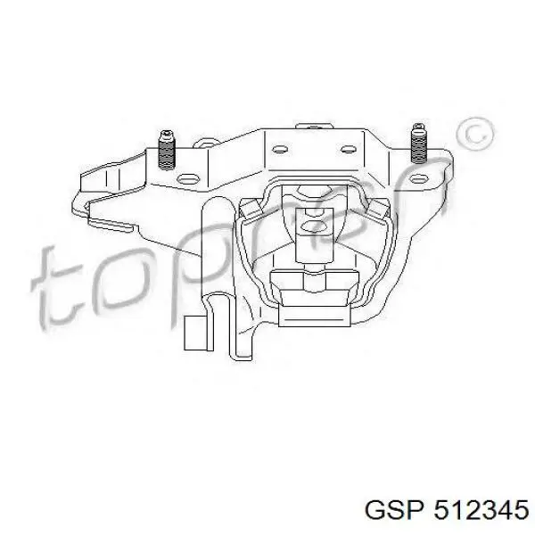 Comprar 512345 GSP Soporte izquierdo del motor