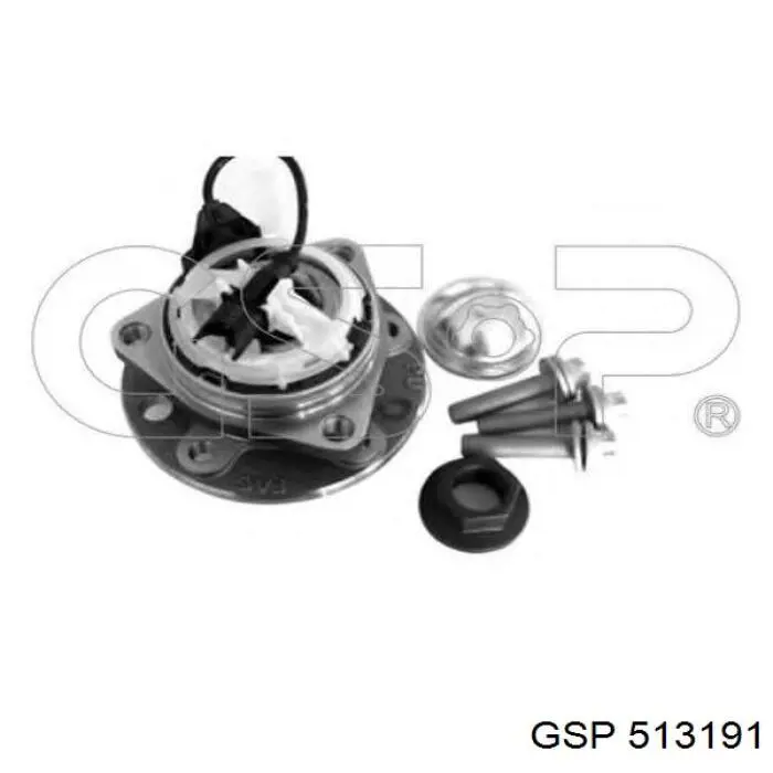 513191 GSP soporte amortiguador trasero izquierdo
