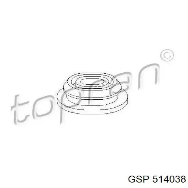 Soporte del radiador inferior para Volkswagen Passat (B7, 365)
