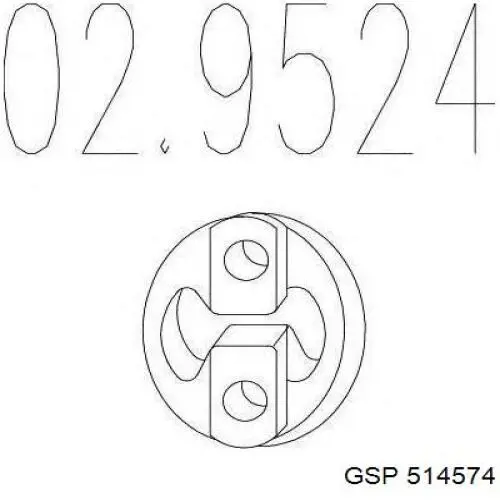 Comprar 1757174430 Toyota Abrazadera de sujeción delantera