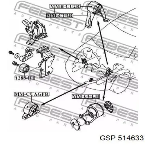 Soporte izquierdo del motor Metalcaucho 57241 precio, desde 55,01 EUR