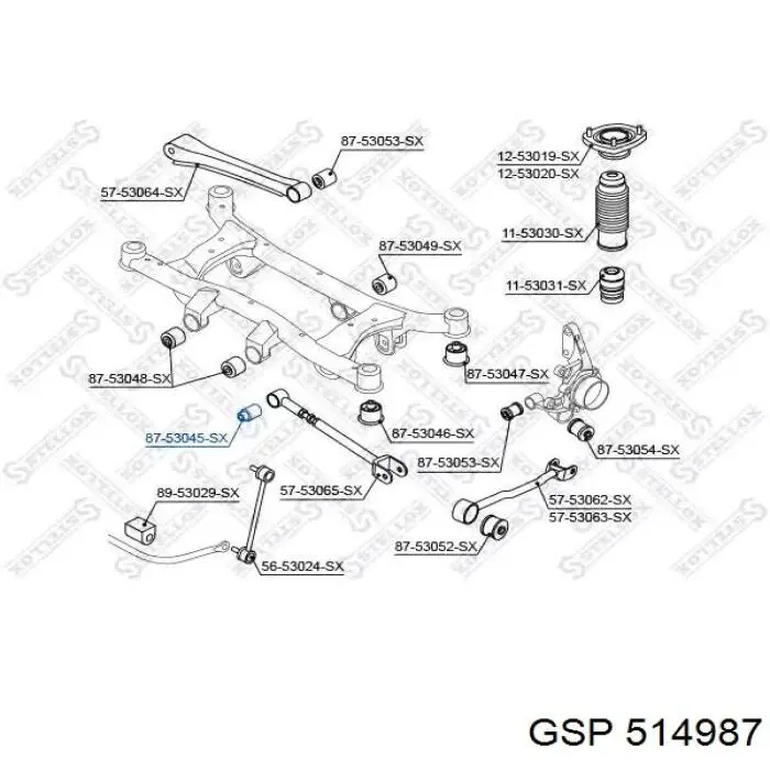 177716 Febi silentblock de mangueta trasera