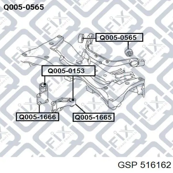 Comprar ADMMI1001 Tenacity Silentblock de la traviesa de montaje del diferencial trasero trasero
