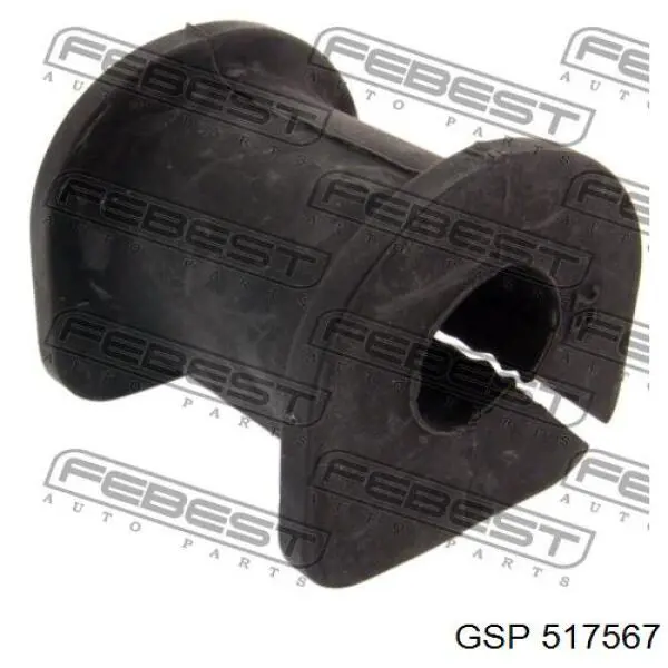Buje de barra estabilizadora delantera RU5114 Japan Parts