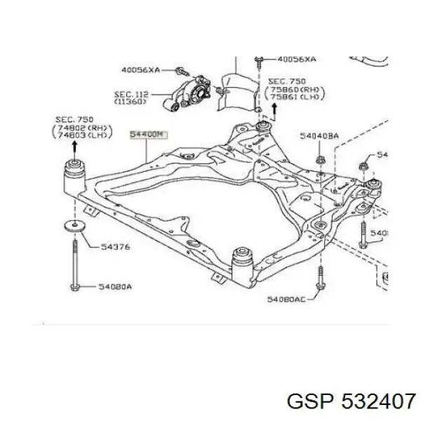 Comprar 532407 GSP Silentblock