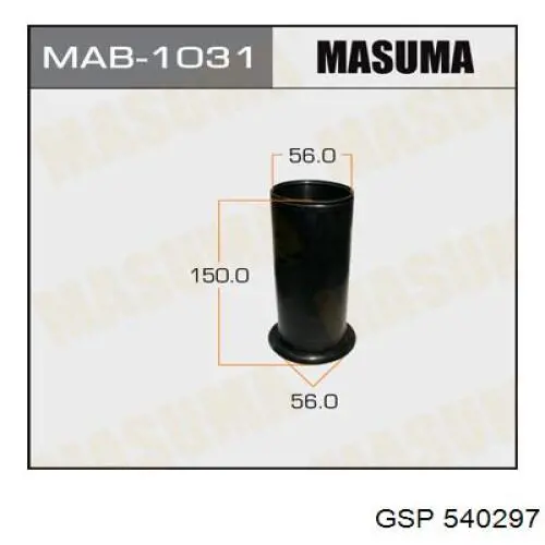 Almohadilla de tope suspensión & guardapolvos amortiguador Nissan/Infiniti 552402F002 precio, desde 10,70 EUR