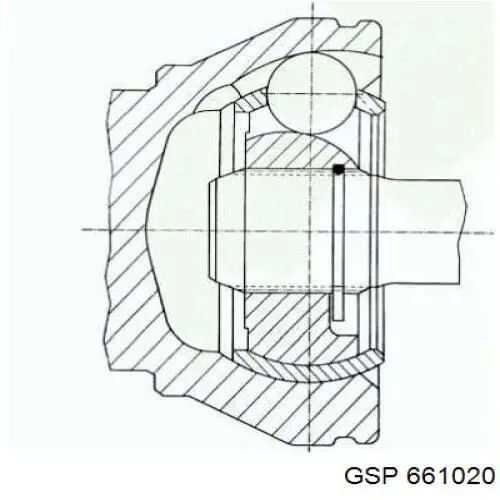 Comprar 661020 GSP Junta homocinética interna delantera derecha