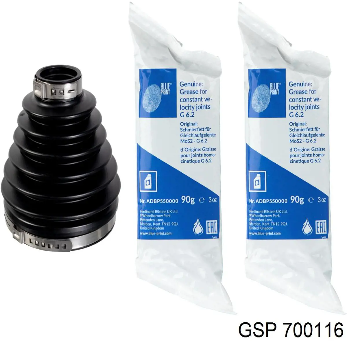 Fuelle, árbol de transmisión delantero exterior Toyota Corolla E12