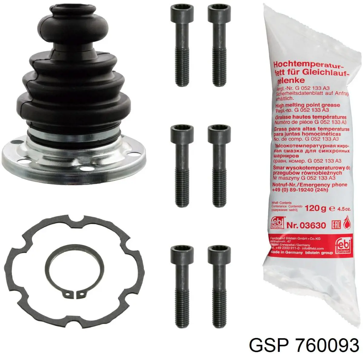 Comprar 443407283A VAG Fuelle de semieje delantero interior